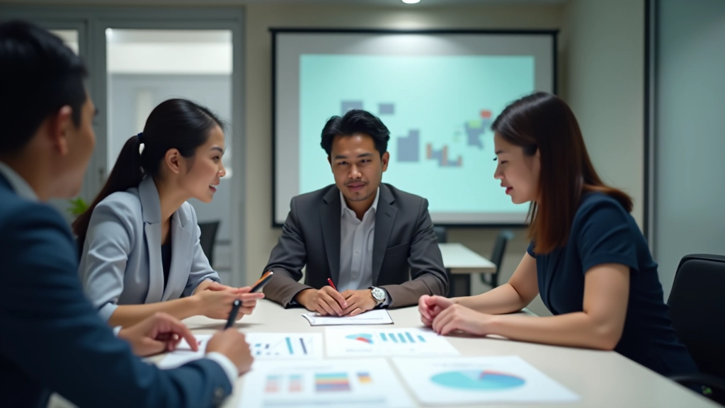 Team discussing market analysis and inflation data